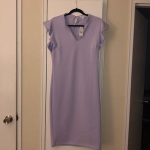 NWT New York & Company Ruffle Sheath Dress